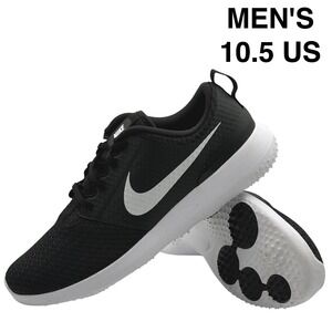 Nike Roshe G Golf Shoes Mens Size 10.5 Black White Spikeless Golf CD6065-001